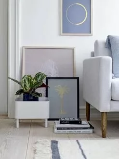 Bloomingville Bloempot Wit Metaal -Goedkope Behang Winkel bloomingville bloempot wit metaal 2