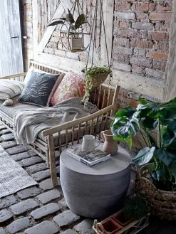 Bloomingville Bloempotten Terracotta Bamboe -Goedkope Behang Winkel bloomingville bloempotten terracotta bamboe 2