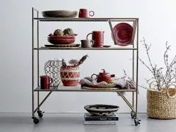 Bloomingville Dienblad Messing Ø32xH3 Cm -Goedkope Behang Winkel bloomingville dienblad messing 32xh3 cm 2