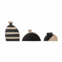 Bloomingville Nezha Terracotta Vaas - Set Van 3 Stuks