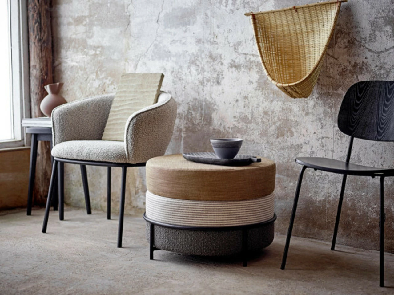 Bloomingville Nica Vaas - Bruin 5 Bloomingville Nica Vaas - Bruin - Afbeelding 3