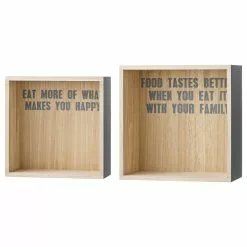 Bloomingville Opbergbox Grijs - Set Van 2