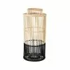 Broste Copenhagen Alde Lantaarn Bamboe/glas - Ø30,5XH67CM -Goedkope Behang Winkel broste copenhagen alde lantaarn bamboe glas 305xh6