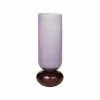 Broste Copenhagen Dorit Vaas Glas Aubergine - Ø11,5xh31cm -Goedkope Behang Winkel broste copenhagen dorit vaas glas aubergine 115xh3