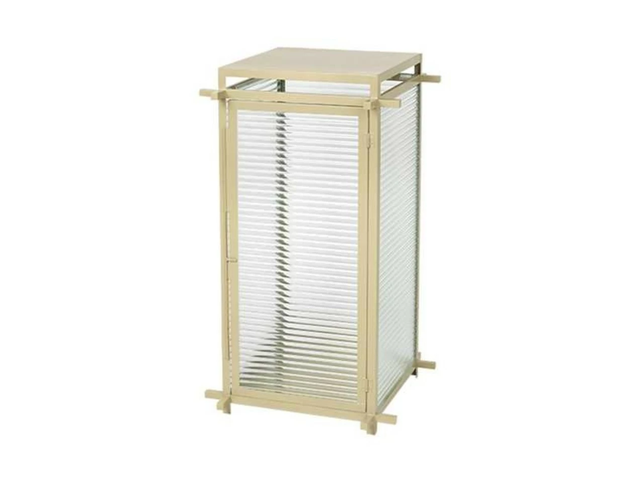 Broste Copenhagen Hoko Lantaarn Zand - 34X34X63cm 3 Broste Copenhagen Hoko Lantaarn Zand - 34X34X63cm