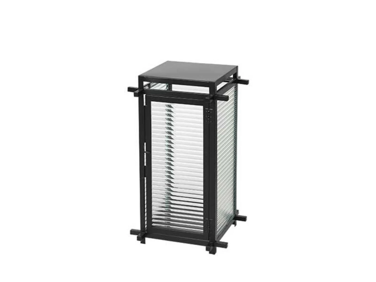 Broste Copenhagen Hoko Lantaarn Zwart - 26X26X46CM 3 Broste Copenhagen Hoko Lantaarn Zwart - 26X26X46CM