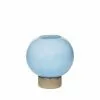Broste Copenhagen Mari Vaas Glas Lichtblauw/taupe - Ø20xh21cm -Goedkope Behang Winkel broste copenhagen mari vaas glas lichtblauw taupe