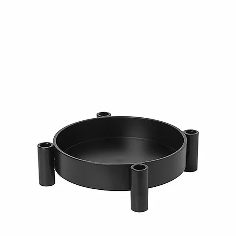 Broste Copenhagen Silke Kaarshouder Zwart 4 Broste Copenhagen Silke Kaarshouder Zwart - Afbeelding 2