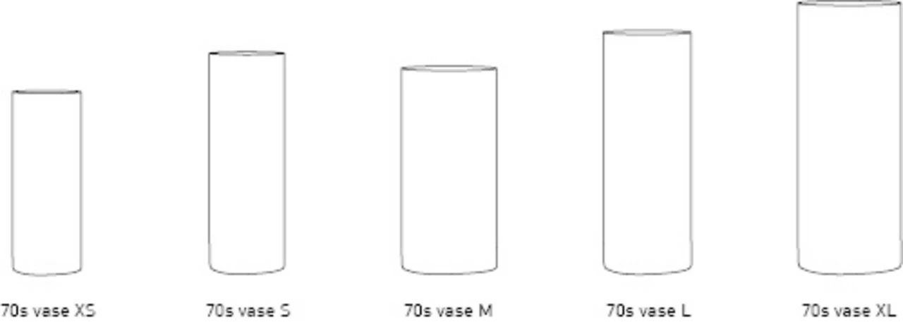 HKliving 70's Keramieken Vaas S - Jupiter 10 HKliving 70's Keramieken Vaas S - Jupiter - Afbeelding 8