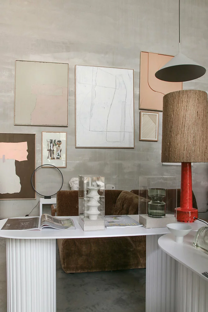 HKliving Abstract Painting - Mosterd/nude 100x120cm 7 HKliving Abstract Painting - Mosterd/nude 100x120cm - Afbeelding 5