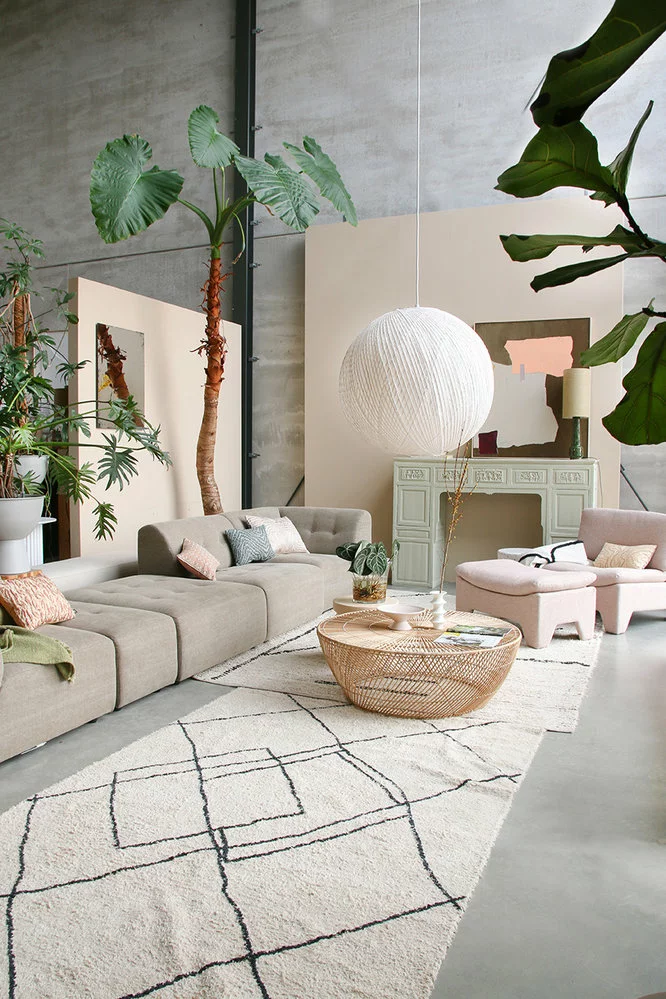 HKliving Abstract Painting - Mosterd/nude 100x120cm 8 HKliving Abstract Painting - Mosterd/nude 100x120cm - Afbeelding 6