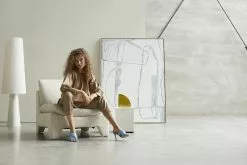 HKliving Frame Brutalism Painting - Wit 120x160cm -Goedkope Behang Winkel hkliving frame brutalism painting wit 120x160cm 3