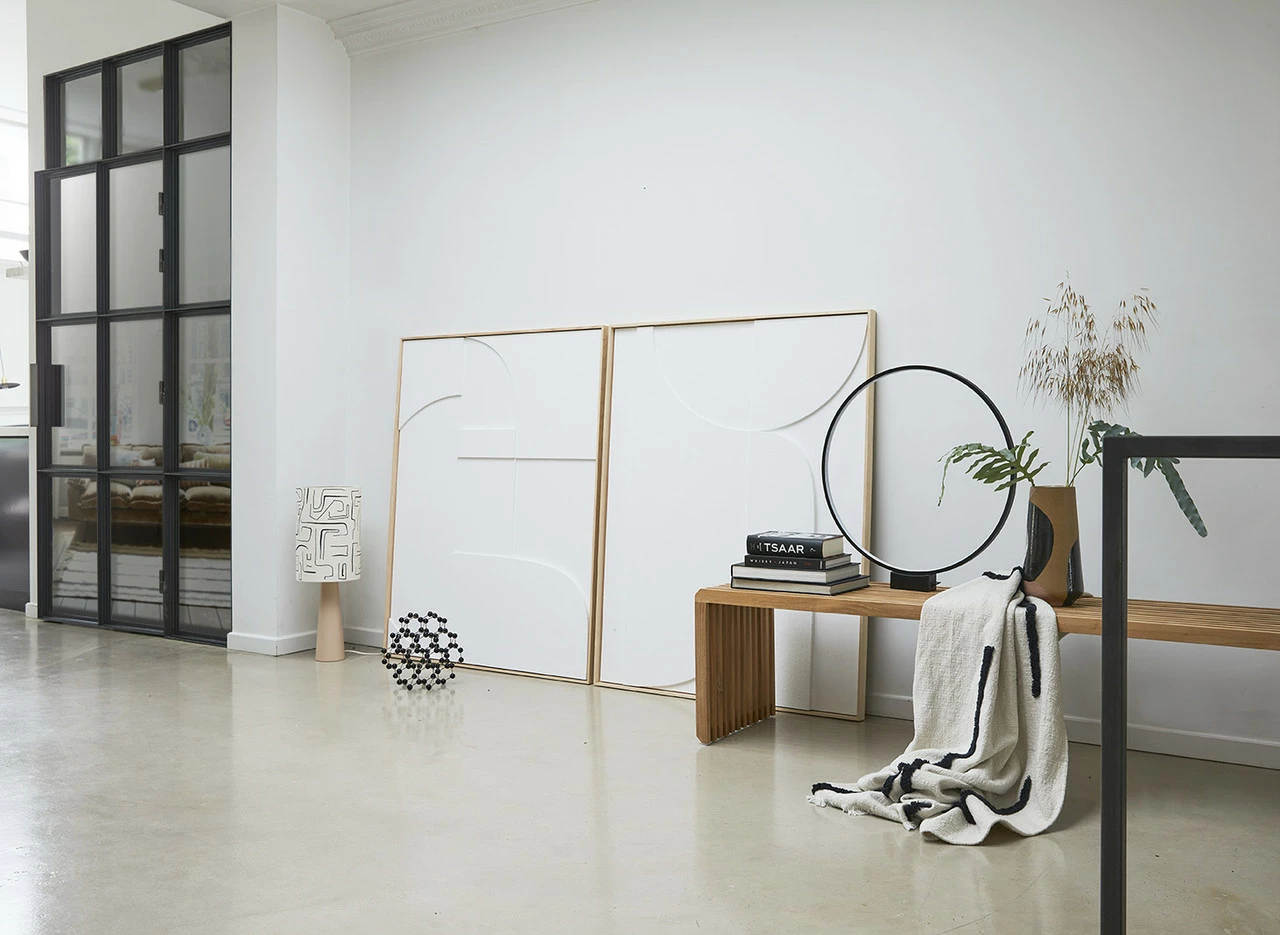 HKliving Frame Relief Art Panel A 100x4x123cm 5 HKliving Frame Relief Art Panel A 100x4x123cm - Afbeelding 3