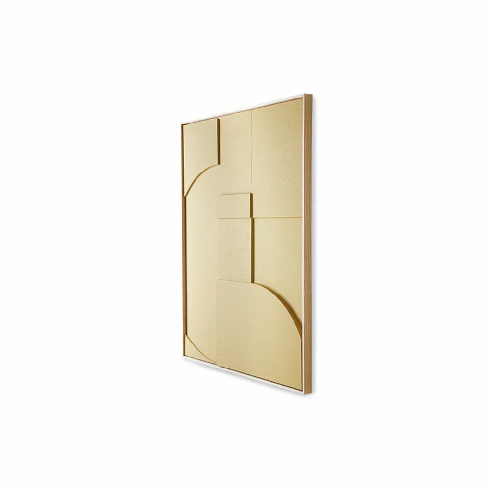 HKliving Frame Relief Art Panel A Medium - Zand 4 HKliving Frame Relief Art Panel A Medium - Zand - Afbeelding 2