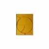 HKliving Frame Relief Art Panel C Small - Oker -Goedkope Behang Winkel hkliving frame relief art panel c small oker