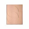 HKliving Frame Relief Art Panel D Large - Peach 1 HKliving Frame Relief Art Panel D Large - Peach -Goedkope Behang Winkel hkliving frame relief art panel d large peach