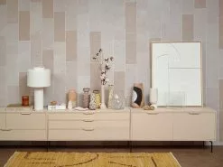 HKliving Keramieken Bloemenvaas Geglazuurd - Creme -Goedkope Behang Winkel hkliving keramieken bloemenvaas geglazuurd creme 4