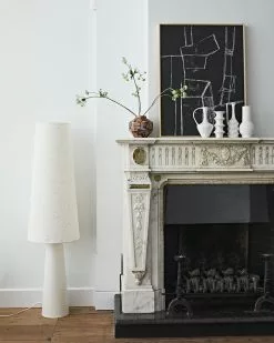 HKliving Matte Witte Porseleinen Vazen - Set Van 4 Stuks -Goedkope Behang Winkel hkliving matte witte porseleinen vazen set van 4 s 5