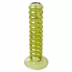 HKliving The Emeralds Glazen Kandelaar Large - Groen 10 HKliving The Emeralds Glazen Kandelaar Large - Groen -Goedkope Behang Winkel hkliving the emeralds glazen kandelaar large groen 1