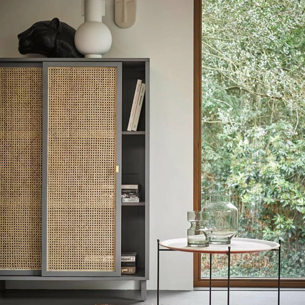 HKliving Vaas Mat Wit 4 HKliving Vaas Mat Wit - Afbeelding 2