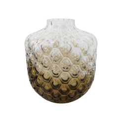 House Doctor Art Deco Vaas - Bruin