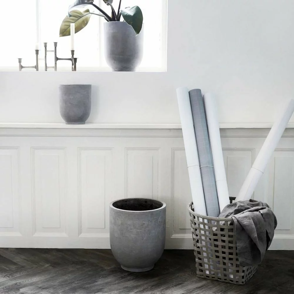 House Doctor Gard Bloempot Set Beton Look 5 House Doctor Gard Bloempot Set Beton Look - Afbeelding 3