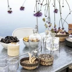 House Doctor Lana Vaas Glas Ø10cm -Goedkope Behang Winkel house doctor lana vaas glas 10cm 3