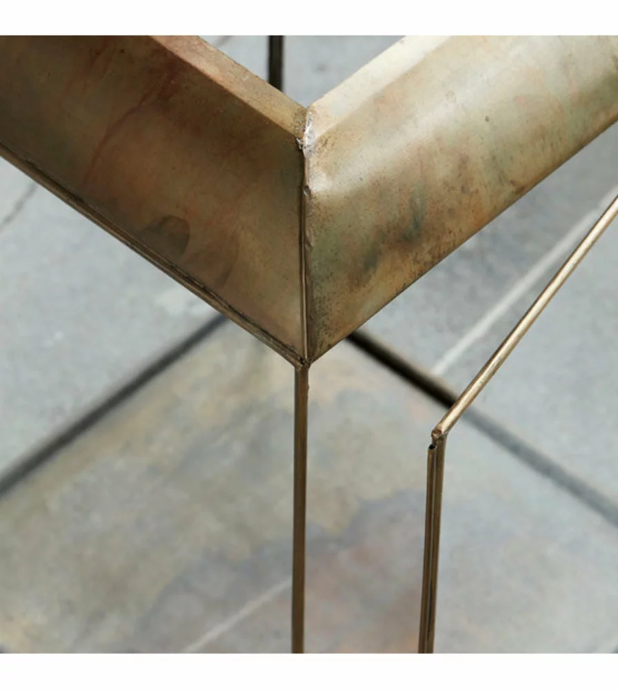 House Doctor Mandurai Lantaarn - Antiek Messing 4 House Doctor Mandurai Lantaarn - Antiek Messing - Afbeelding 2