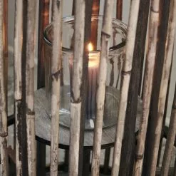 House Doctor Ova Lantaarn Rotan - Naturel -Goedkope Behang Winkel house doctor ova lantaarn rotan naturel 1