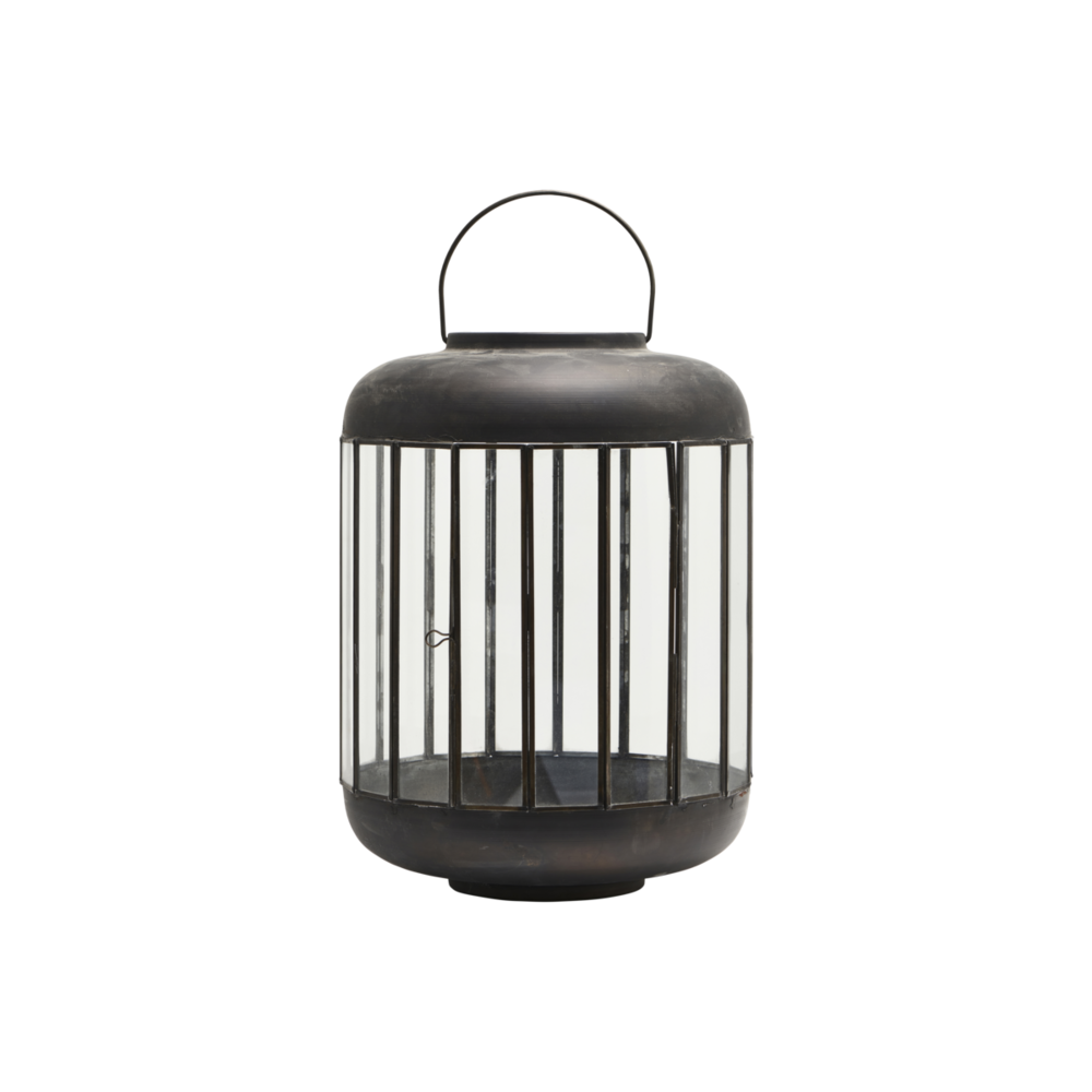 House Doctor Pamal Lantaarn 42cm - Antiek Bruin 3 House Doctor Pamal Lantaarn 42cm - Antiek Bruin