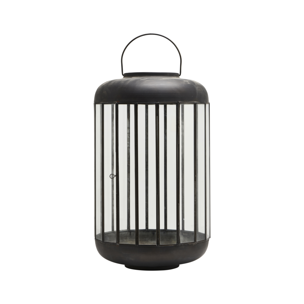 House Doctor Pamal Lantaarn 52cm - Antiek Bruin 3 House Doctor Pamal Lantaarn 52cm - Antiek Bruin