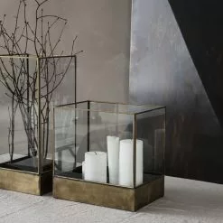 House Doctor Plant Display Box - Antiek Messing 7 House Doctor Plant Display Box - Antiek Messing -Goedkope Behang Winkel house doctor plant display box antiek messing 1