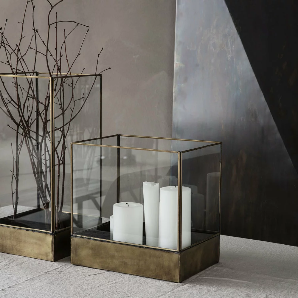 House Doctor Plant Display Box - Antiek Messing 4 House Doctor Plant Display Box - Antiek Messing - Afbeelding 2