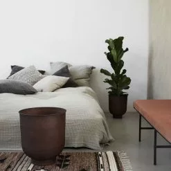 House Doctor Vig Bloempot Set Burnt Henna -Goedkope Behang Winkel house doctor vig bloempot set burnt henna 2