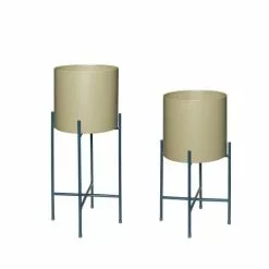 Hubsch Airy Bloempotten Set Van 2 Stuks - 941501 -Goedkope Behang Winkel hubsch airy bloempotten set van 2 stuks 941501 1