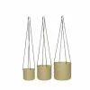 Hubsch Bloom Hangende Bloempotten Beige Set Van 3 Stuks - 941601 1 Hubsch Bloom Hangende Bloempotten Beige Set Van 3 Stuks - 941601 -Goedkope Behang Winkel hubsch bloom hangende bloempotten beige set van 3