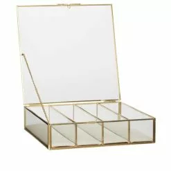 Hubsch Glazen Display Kistjes Glas Messing 6 Hubsch Glazen Display Kistjes Glas Messing -Goedkope Behang Winkel hubsch glazen display kistjes glas messing 1