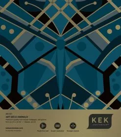 KEK Amsterdam Art Deco Goud Behang Animaux Butterfly - Blauw 9 KEK Amsterdam Art Deco Goud Behang Animaux Butterfly - Blauw -Goedkope Behang Winkel kek amsterdam art deco goud behang animaux butterf 7