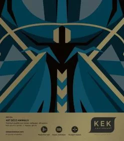 KEK Amsterdam Art Deco Goud Behang Animaux Grasshopper - Blauw 9 KEK Amsterdam Art Deco Goud Behang Animaux Grasshopper - Blauw -Goedkope Behang Winkel kek amsterdam art deco goud behang animaux grassho 3