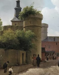 KEK Amsterdam Behangpaneel Straatje In Huy -Goedkope Behang Winkel kek amsterdam behangpaneel straatje in huy 2