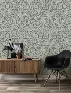 KEK Amsterdam Bloemen Behang Groen 100x280cm FR-004 -Goedkope Behang Winkel kek amsterdam bloemen behang groen 100x280cm fr 00 4