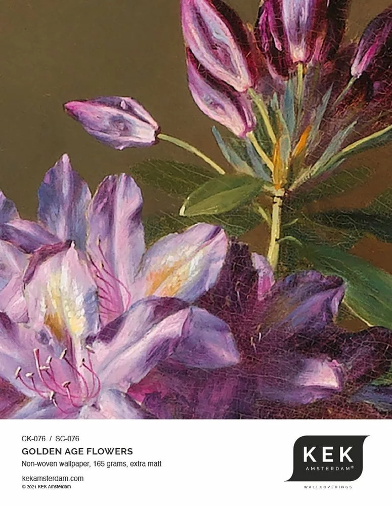 KEK Amsterdam Bloemen Behangcirkel SC-076 ø142,5cm 5 KEK Amsterdam Bloemen Behangcirkel SC-076 ø142,5cm - Afbeelding 3