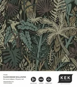 KEK Amsterdam Botanisch Patroon Behang 100x280cm FR-023 -Goedkope Behang Winkel kek amsterdam botanisch patroon behang 100x280cm f 11
