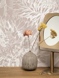 KEK Amsterdam Engraved Bloemen Behang Nude WP-753 200x280cm -Goedkope Behang Winkel kek amsterdam engraved bloemen behang nude wp 753 3