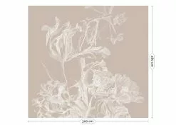 KEK Amsterdam Engraved Bloemen Behang Zand WP-748 300x280cm 8 KEK Amsterdam Engraved Bloemen Behang Zand WP-748 300x280cm -Goedkope Behang Winkel kek amsterdam engraved bloemen behang zand wp 748 1