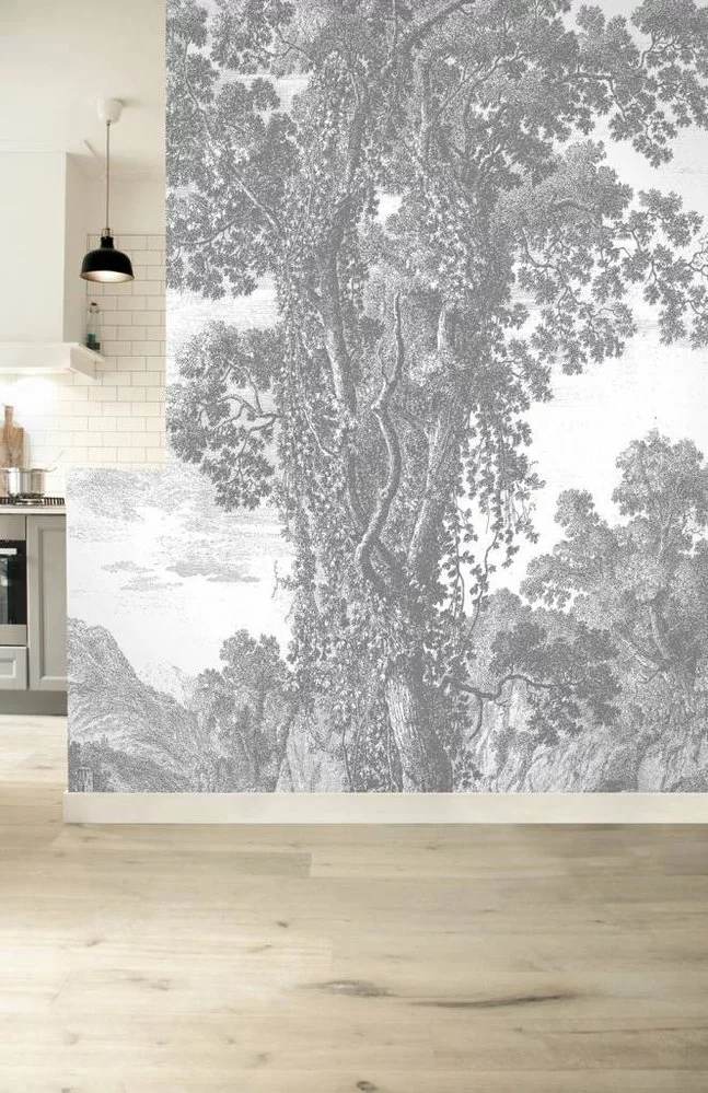 KEK Amsterdam Engraved Landscapes Behang 5 KEK Amsterdam Engraved Landscapes Behang - Afbeelding 3