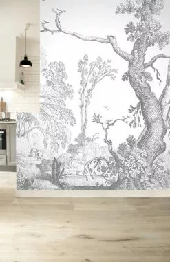 KEK Amsterdam Engraved Landscapes Behang -Goedkope Behang Winkel kek amsterdam engraved landscapes behang 2