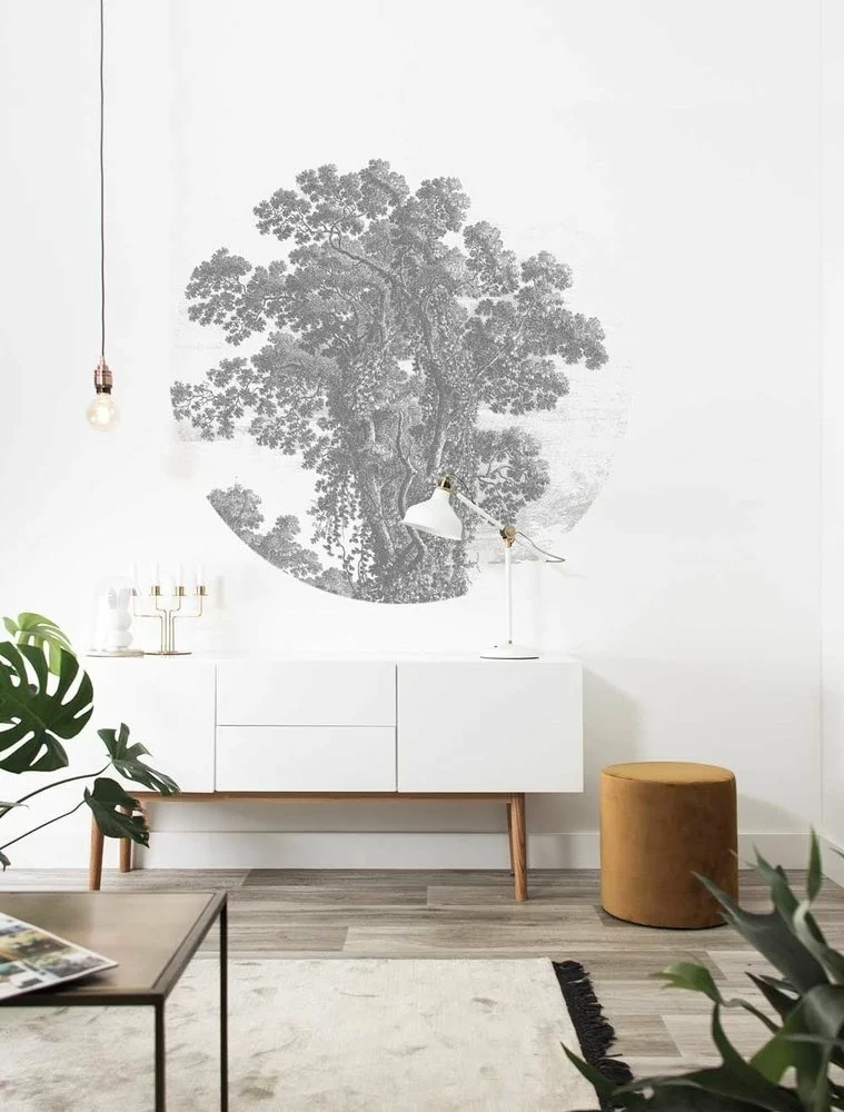 KEK Amsterdam Engraved Landscapes Behangcirkel SC-013- ø142,5cm 4 KEK Amsterdam Engraved Landscapes Behangcirkel SC-013- ø142,5cm - Afbeelding 2