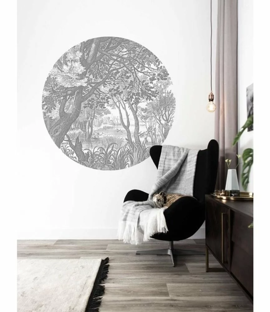 KEK Amsterdam Engraved Landscapes Cirkelbehang BC-044 - ø237,5 Cm 4 KEK Amsterdam Engraved Landscapes Cirkelbehang BC-044 - ø237,5 Cm - Afbeelding 2