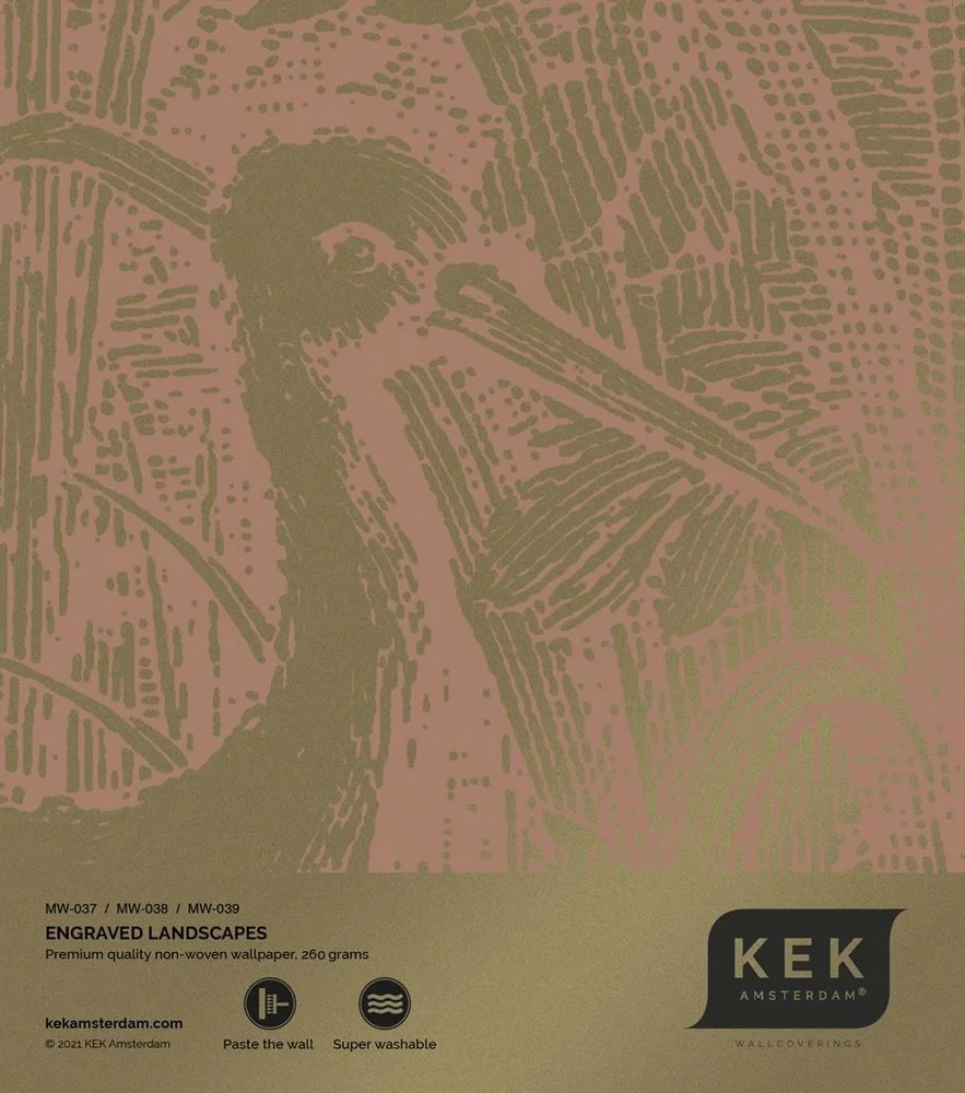 KEK Amsterdam Engraved Landscapes Goud Behang MW-039 - 400x280cm 5 KEK Amsterdam Engraved Landscapes Goud Behang MW-039 - 400x280cm - Afbeelding 3